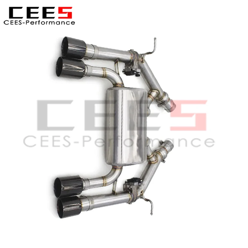 

cees SUS304 Axle Exhaust for 2014-2019 BMW M3 F80 F82 3.0T Upgrade Performance Racing Electronic Valve Exhaust Pipe Kit