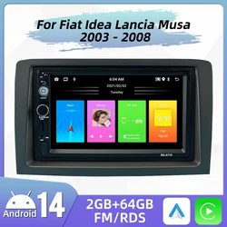 Car Radio For Fiat Idea Lancia Musa 2003-2008 2 Din Android Multimedia Stereo Player Head Unit Autoradio GPS Navigation Carplay