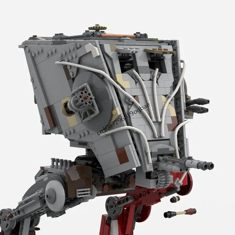 ใหม่ 1568PCSที่มีชื่อเสียงStar Battleภาพยนตร์MOC AT-ST Raiderหุ่นยนต์DIYสร้างสรรค์ไอเดียของเล่นเด็กประกอบปริศนาของขวัญวันเกิด