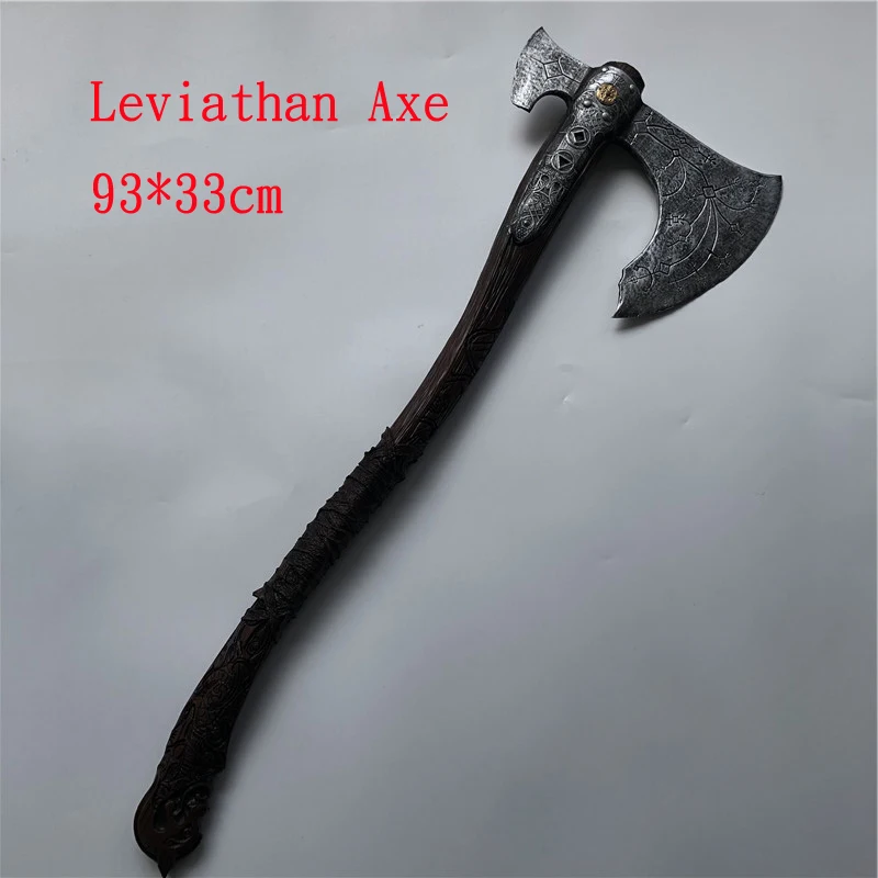 God of War 4 Cosplay Kratos Axe Leviathan Axe Prop Weapon Role Playing Game Movie Cos Ghost Axe PU Weapon Model Toy Prop 93cm