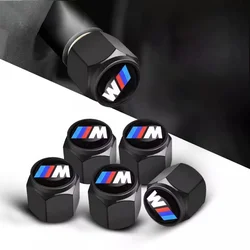 5szt Metalowe kołpaki zaworów kół Obudowa trzpienia Akcesoria samochodowe Do BMW M Power Performance M3 M5 X1 X3 X5 X6 E46 E39 E36 E60 E90