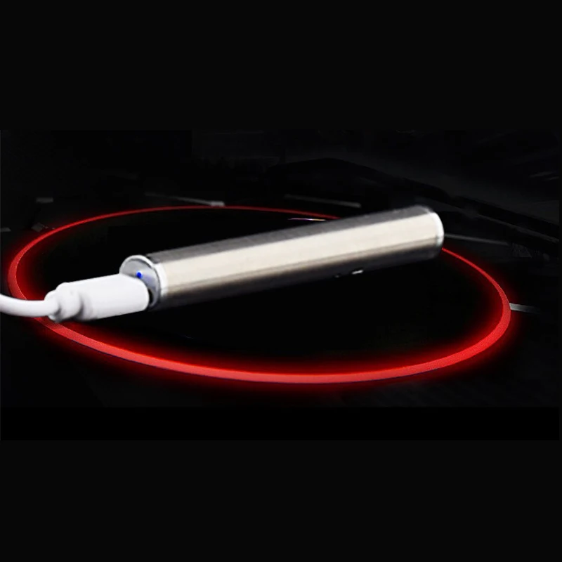 USB Lighters Windproof Arc Electric Plasma Rechargeable Lighter Cigarette Gadget