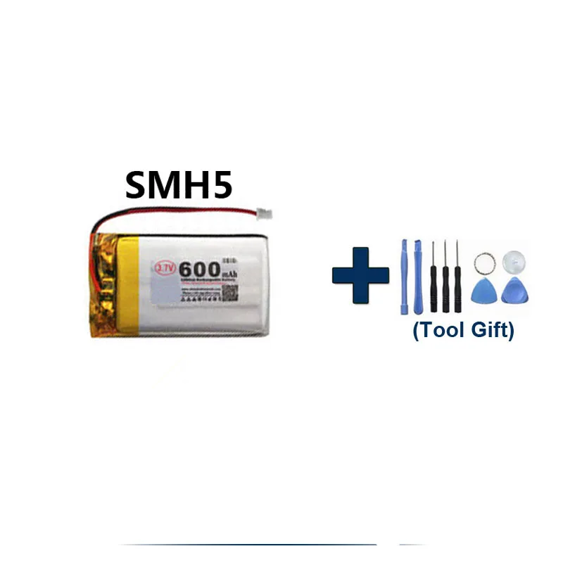 Tools Gift + 600mAh 800mAh Battery For Sena SMH5 SMH10 SMH-5 SMH-10 Headphone Motocycle Headset Accumulator Batterie AKKU