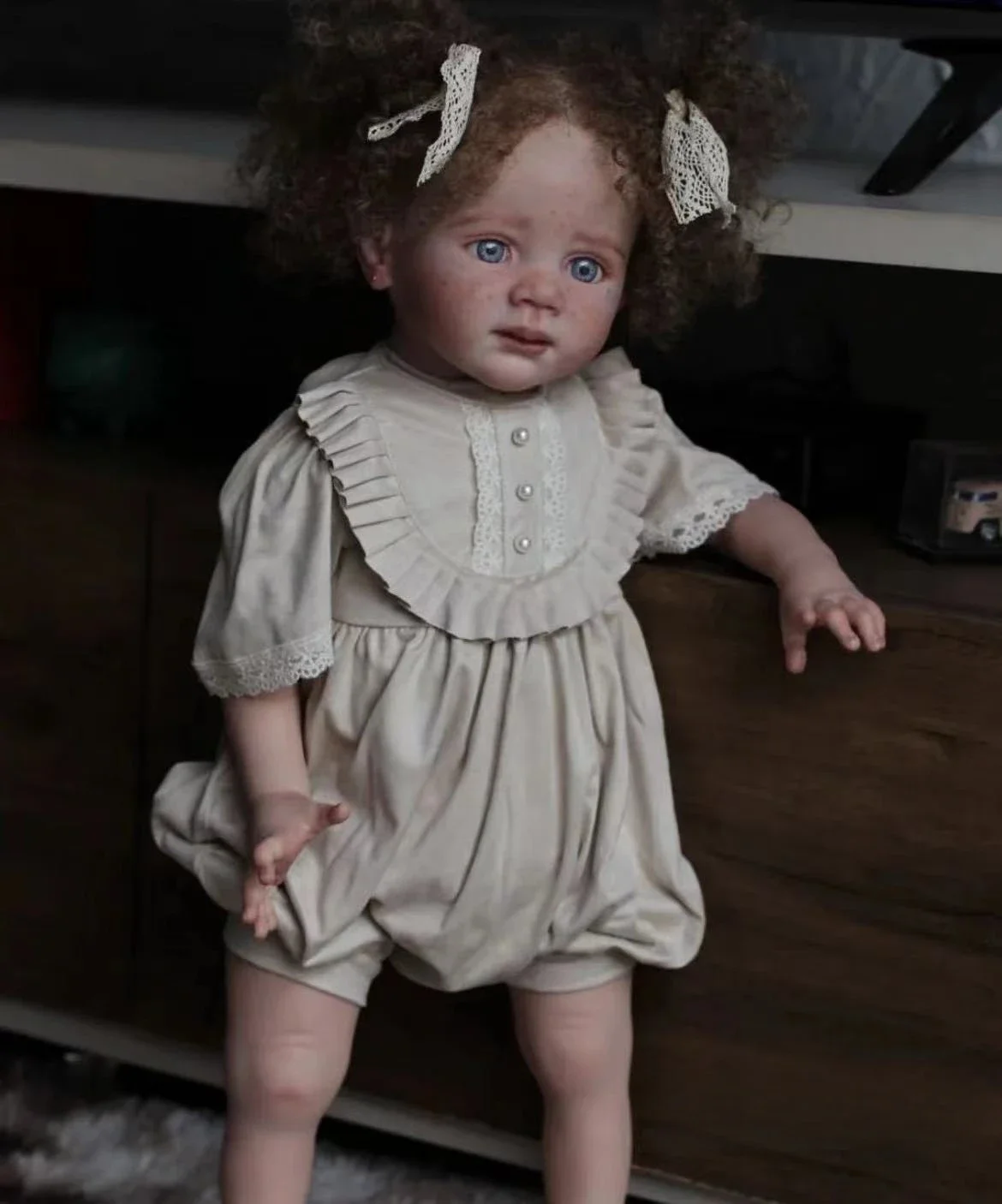 SINO-BB Customized Limited Supply 60cm Reborn Baby Doll Fritzi With Hand-rooted Hair Already Finished Doll Christmas Gift