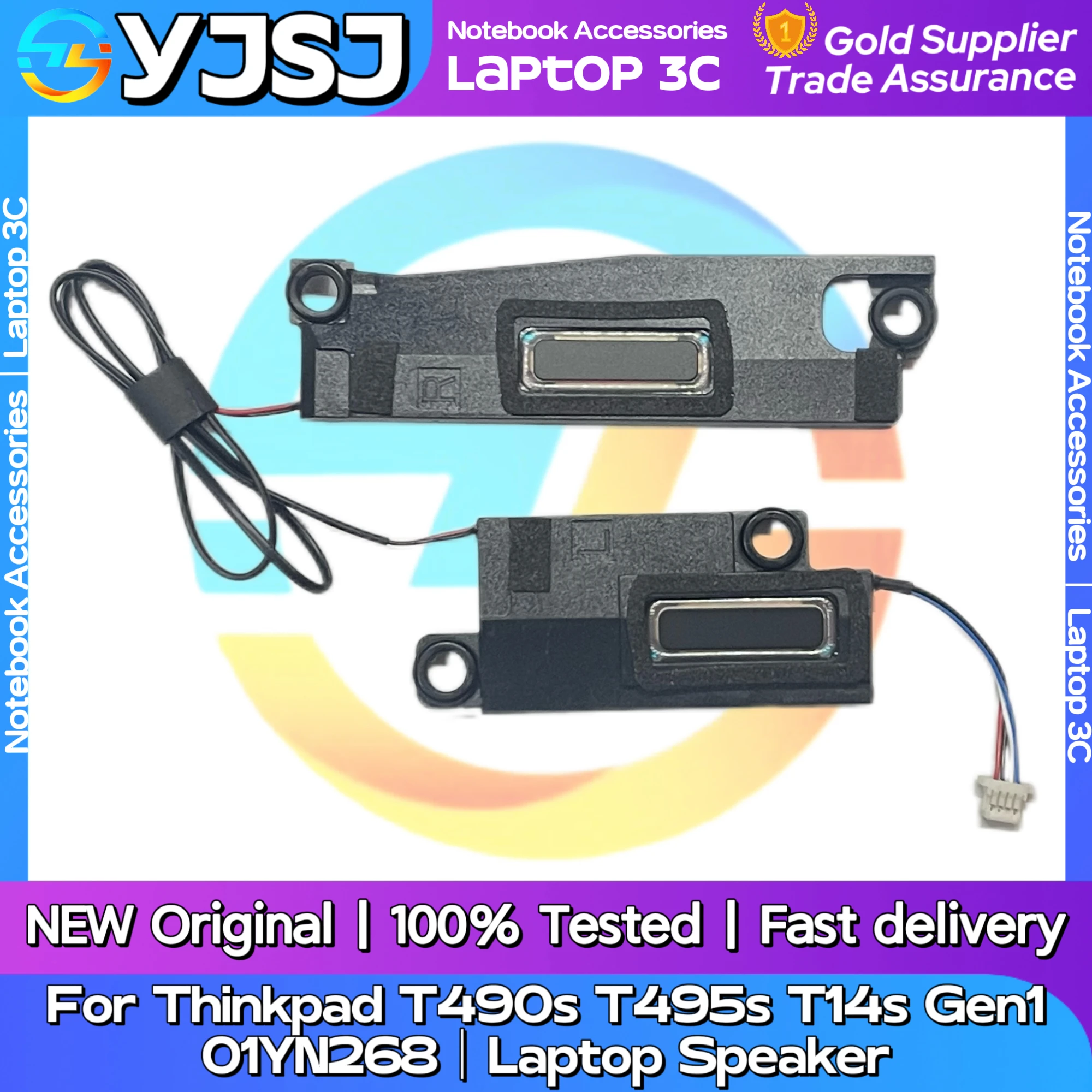 

New GENUINE Original Laptop Speaker For Lenovo Thinkpad T490S T495S built-in speaker horn audio 01YN268 01YN267