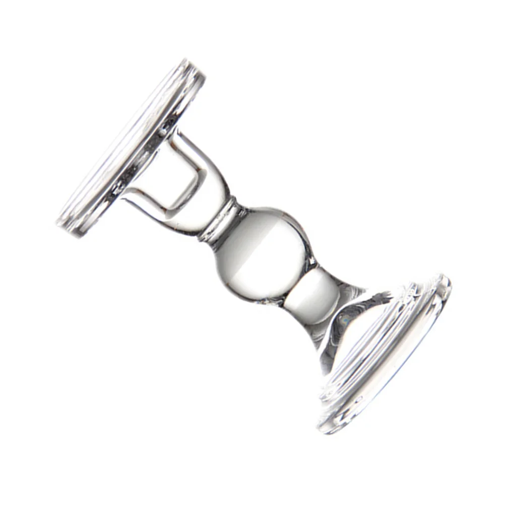 

1Pcs Creative Glass Candlestick Fine Workmanship Stable Structure Valentine's Day Dinner Decoration Romantic Home Adornment