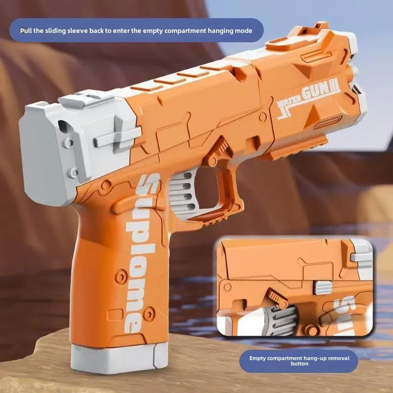 ของเล่นชายหาดสระว่ายน้ําสําหรับเด็กกลางแจ้งในฤดูร้อน ปืนฉีดน้ําขนาดเล็กแบบต่อเนื่อง ของเล่นน้ําขนาดเล็ก