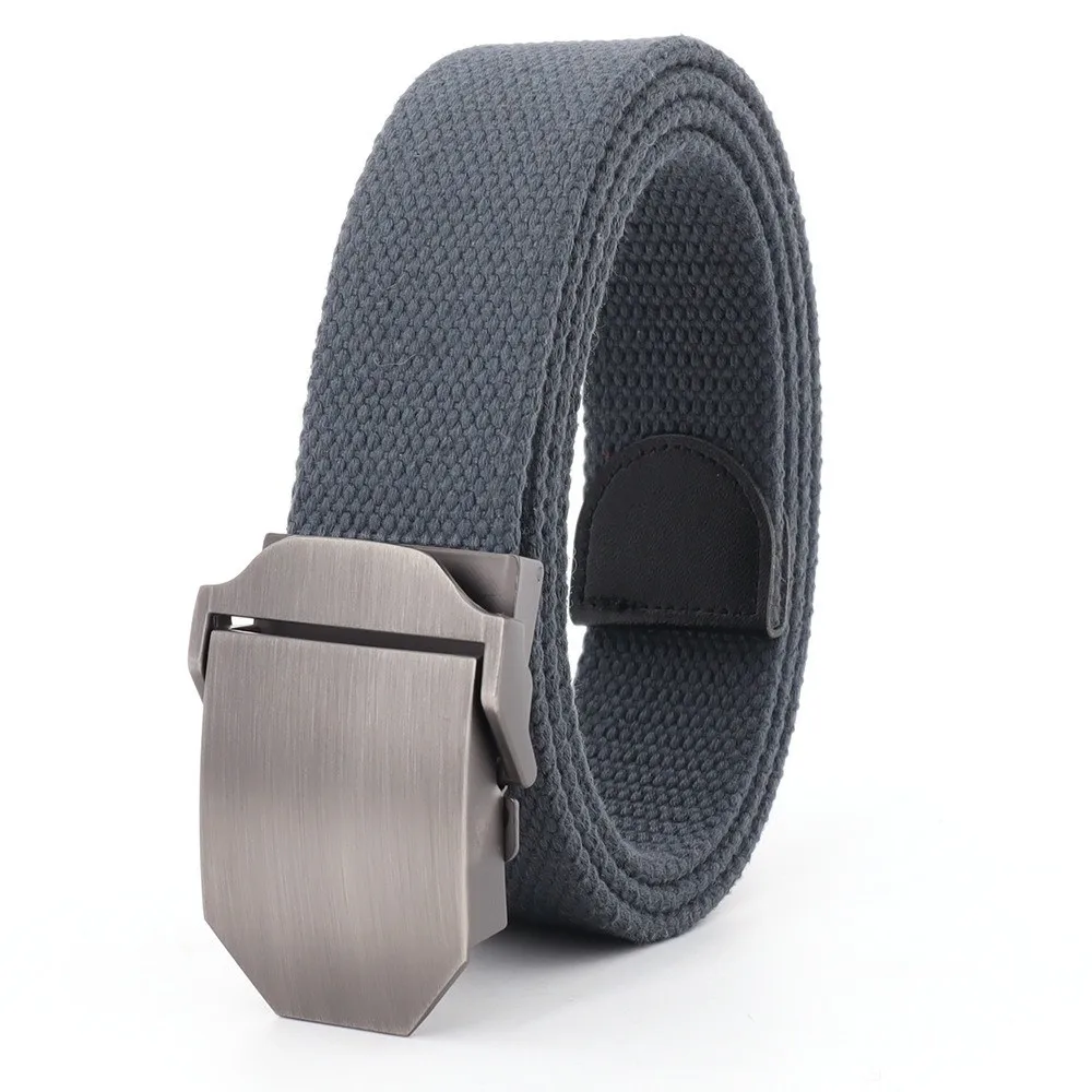 جديد قماش الرجال حزام سبيكة مشبك بلون الرياضة حزام قابل للتعديل مقاومة للاهتراء حزام عمال