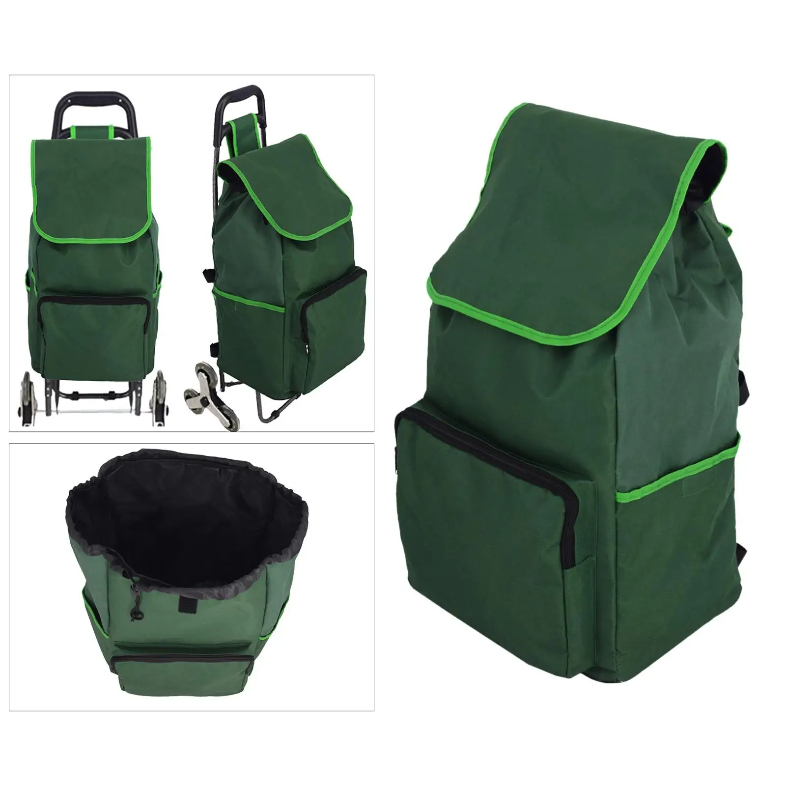 

Reusable Shopping Spare Bag Shopping for Utility Cart Fold Up Hand Cart