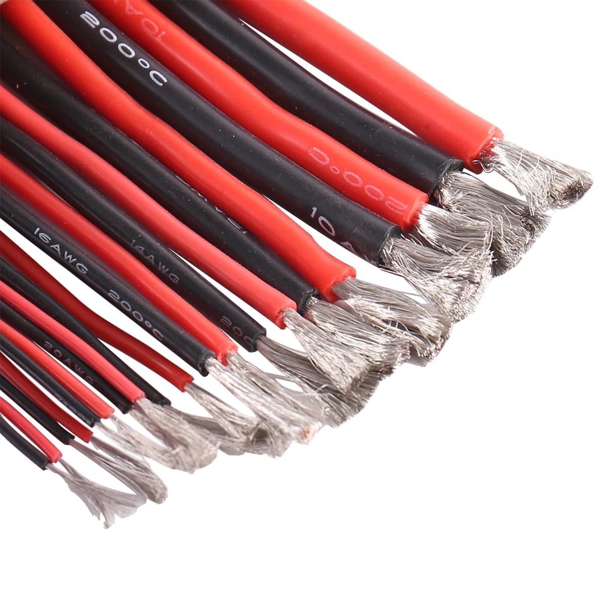 

Силиконовый провод Mayatech 8 10 12 14 16 18 20 22 24 26 AWG, сверхгибкий тестовый провод, высокотемпературный провод для радиоуправляемой модели БПЛА