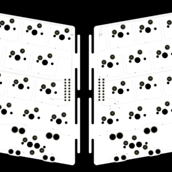 Przewodowa płytka hotswap kompatybilna z zestawem klawiatury Neo Ergo z obsługą VIA