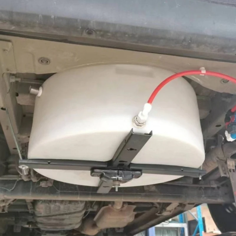 TYTXRV 40L/55L/70L Round Water Tank PE Clean Water Tank for Universally Car Underbody & Rear-mounted Trunk-based Fixing