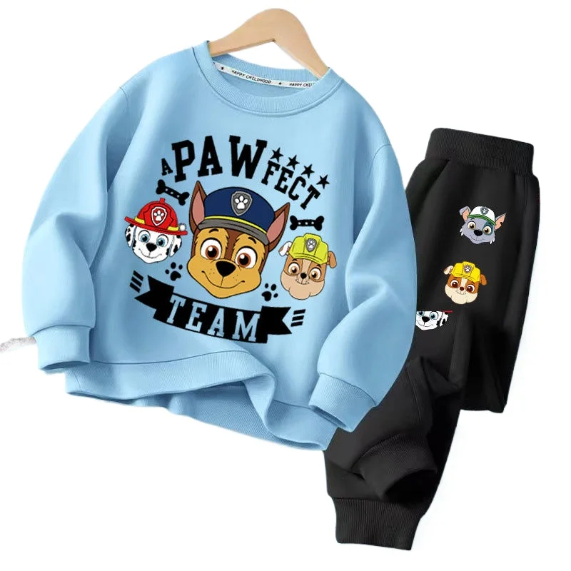 

PAW Patrol Autumn Winter Children's Clothing Sets Cartoon Boys Sweatshirt and Sweatpant Two Piece Suit Kids Casual Tracksuit New