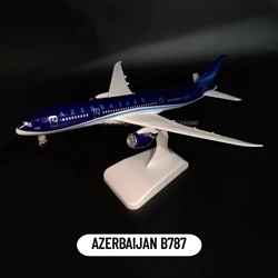 1:250 Metal Aircraft Model Replica AZERBAIJAN B787 Airplane Scale Miniature Art Decoration Diecast Aviation Collectible Toy