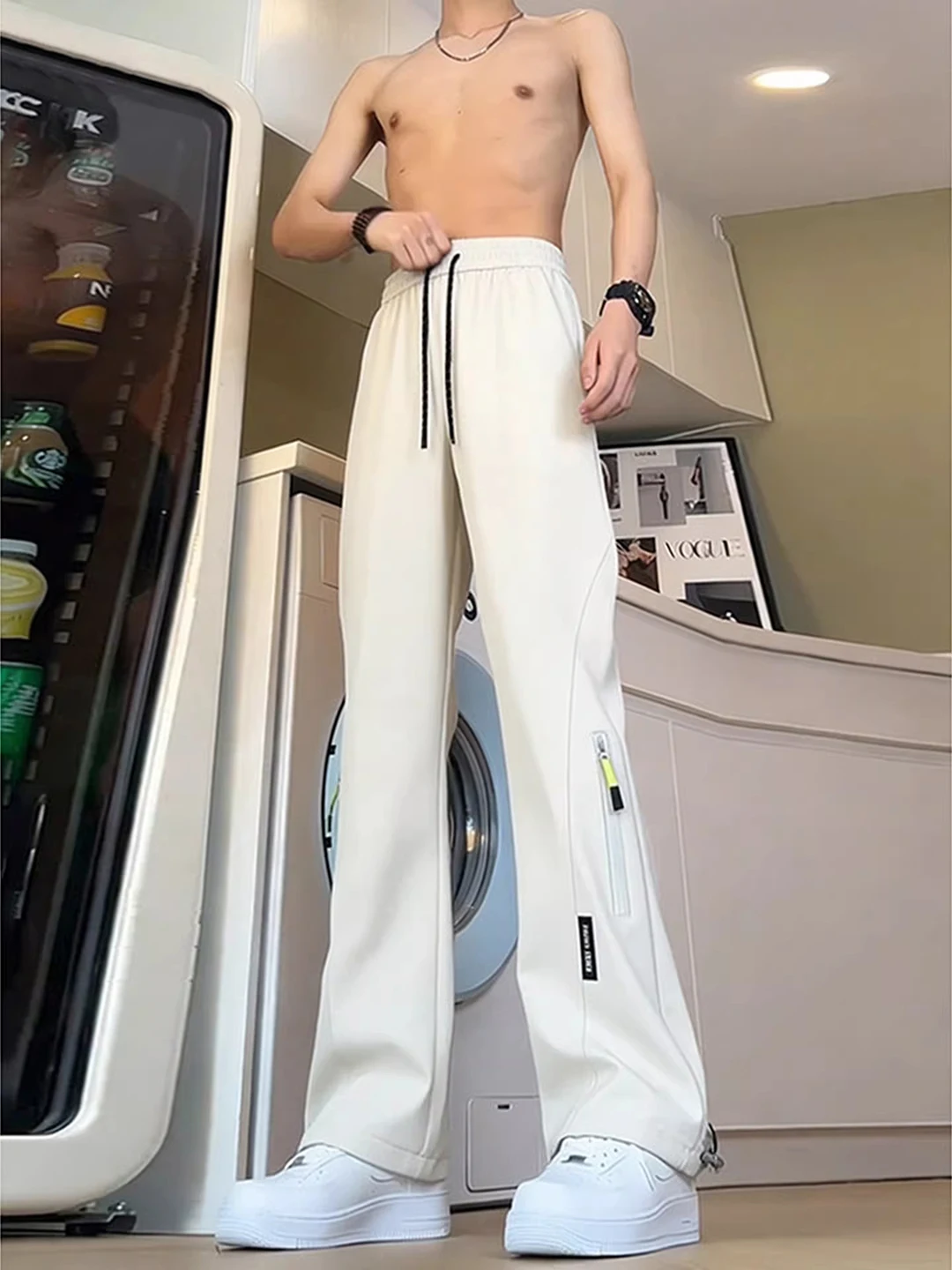 

Men's Outdoor Climbing Trousers American Sports Windbreaker Pants Autumn Winter Fleece Paratrooper Workwear Waterproof Windproof