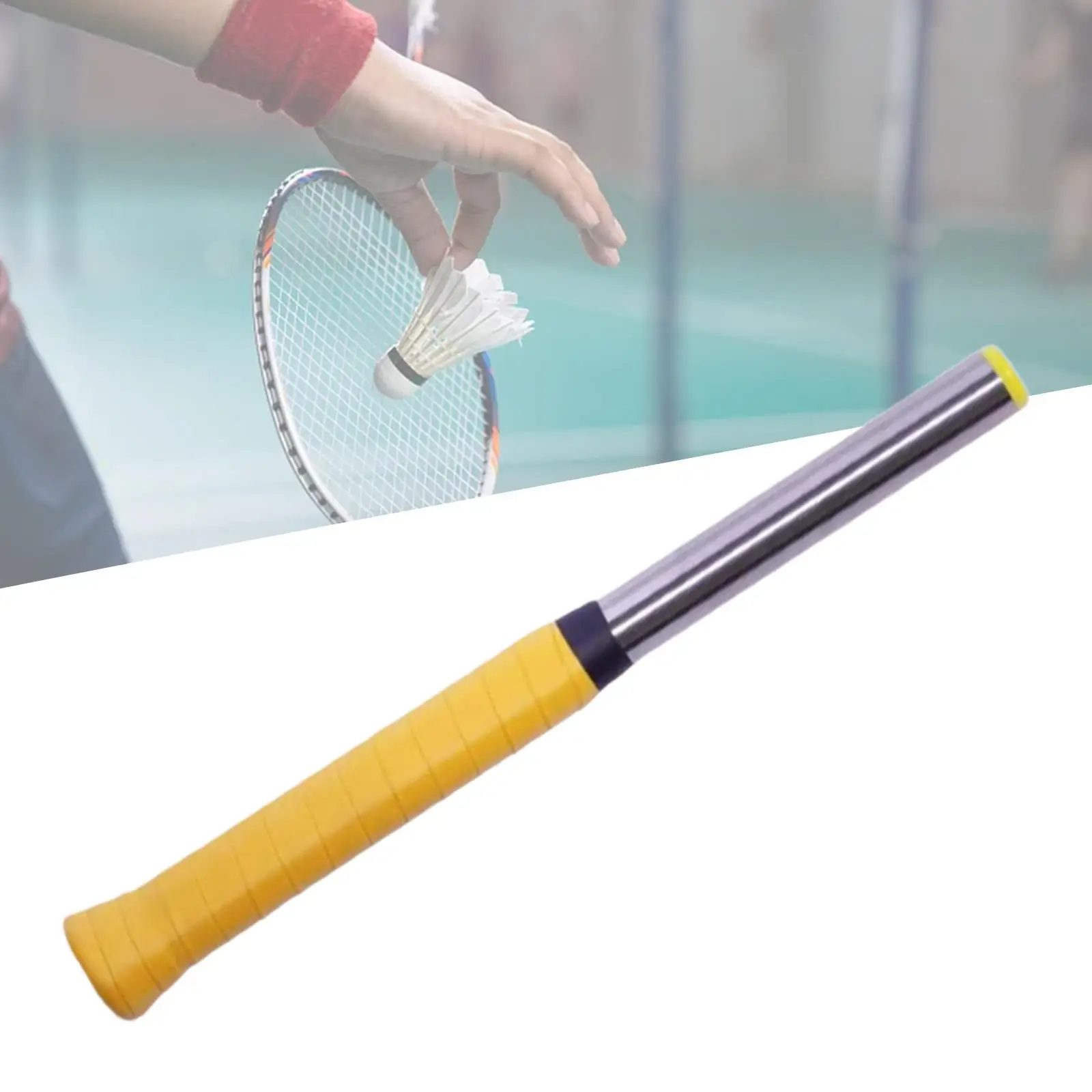 

Badminton Training Racket Swing Posture Corrector Metal Device for Garden Office Sports Practice