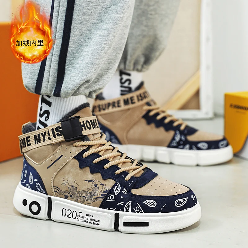 Мужские утепленные зимние ботинки 2025 года, на подкладке из искусственного меха и противоскользящие, идеально подходят для дневных ветерантов, катания на лыжах или сноуборде