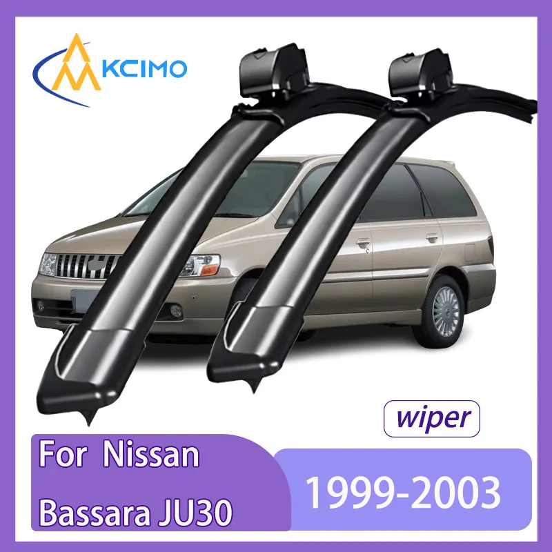 

For Nissan Bassara JU30 1999–2003 Clean Windshield Wiper Blades 2pcs Windscreen Window Car Accessories