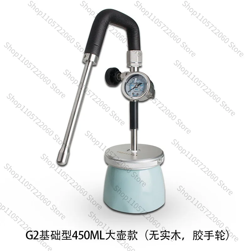 Portable 450ml Steam Milk Frother 4Bar Pneumatic Latte Art Maker for Camping Outdoor Coffee Accessory