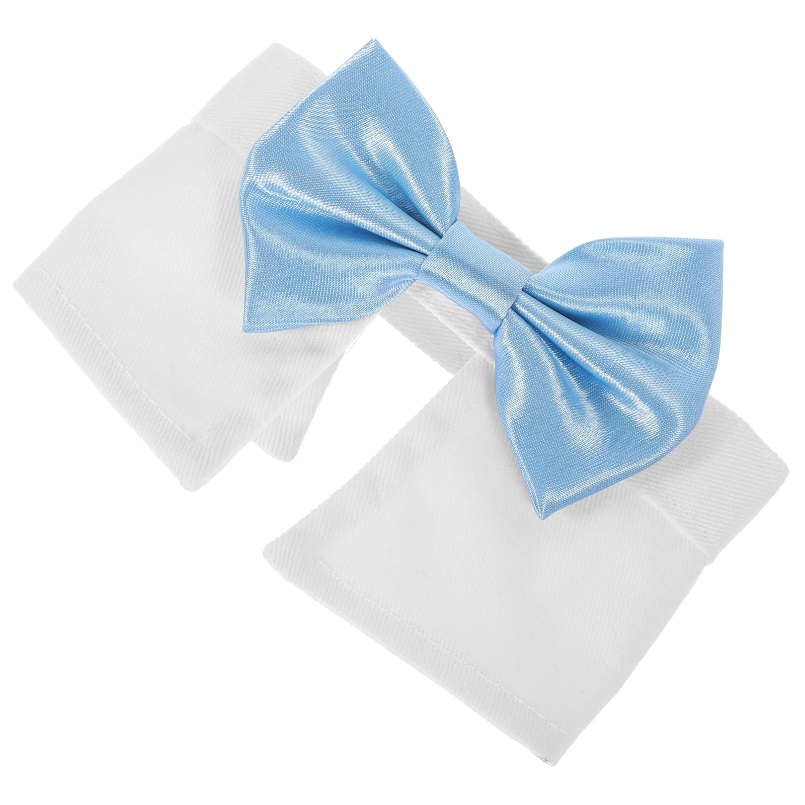 

Pet Collar Bow Tie Dog with Neckties Clothing for Cat Adjustable Cotton Bowtie Collars Tuxedo Puppy