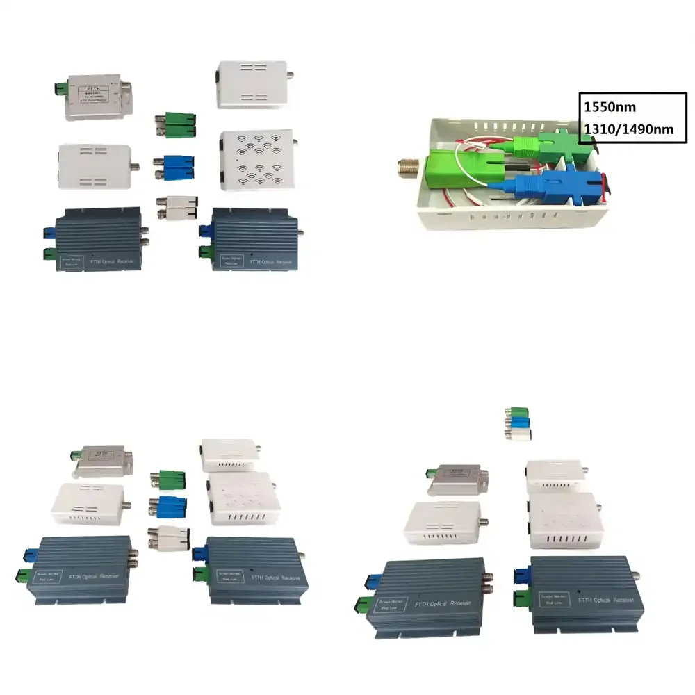 Factory Directly Sell XGSPON 10G Free Sample Active Passive Wdm Ftth Catv Optical Node 1-2 Way FWDM with Wdm Optical Receiver