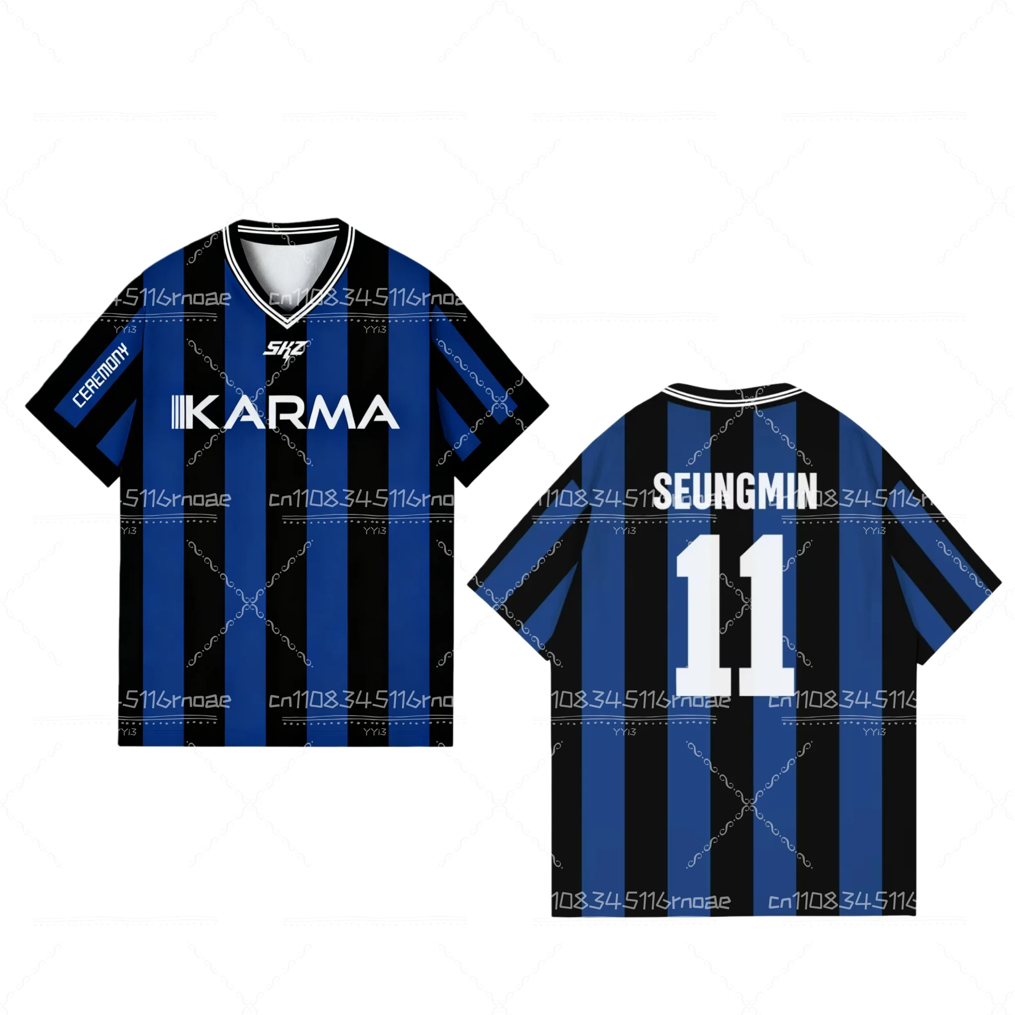 

Новая осенне-зимняя церемония KARMA 3D свободная дышащая модная повседневная футболка с v-образным вырезом для детей и взрослых на Хэллоуин