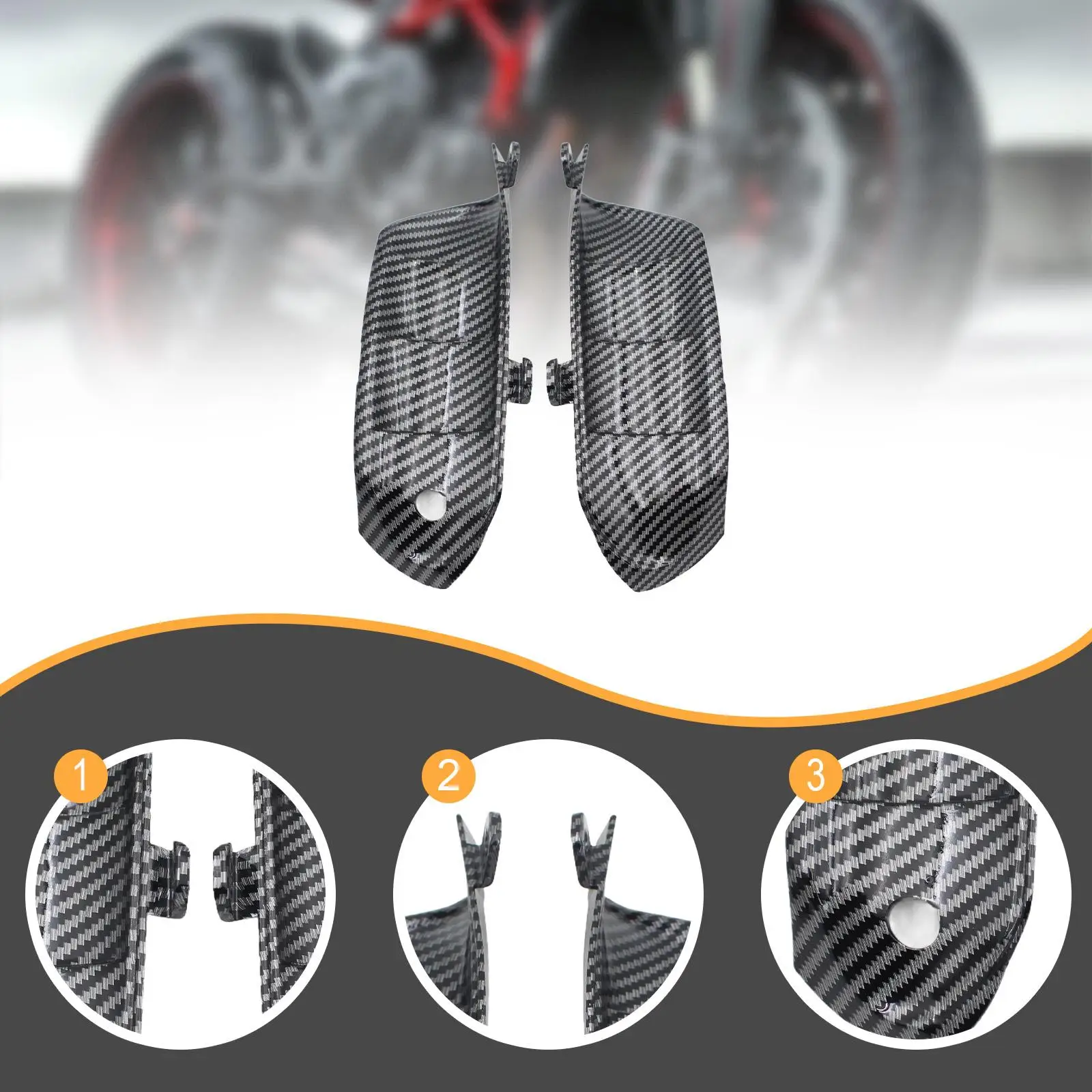 

Motorcycle Rear Tail Fairings Side Panels Repair Parts Professional Lightweight Seat Covers for Yamaha MT-07 FZ07 2014-2017