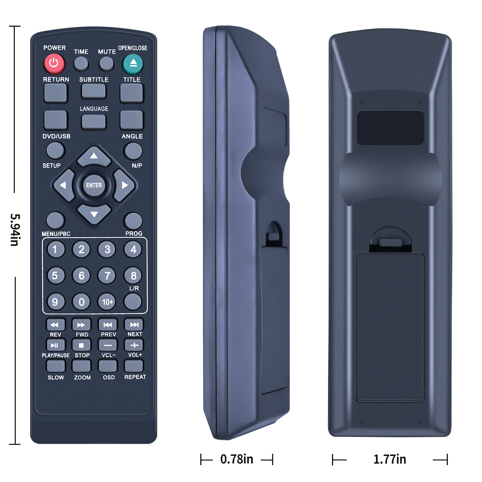 جهاز تحكم عن بعد بديل جديد لمشغل أقراص DVD DVD SCH-DVD-BLK #1