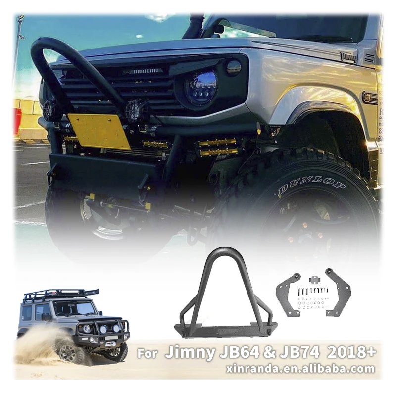 

Factory Price 4x4 Aluminum CarFront Bumper Bull Bar For Suzuki Jimny JB64 JB74 2018 2019 2020 2021 2022 2023