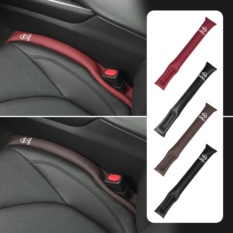 Car Seat Gap Plug Seam Filling Anti-Leakage Seat Side Slot Strip For Opel Zafira Meriva Mokka Grandland Antara Ampera Vivaro OPC