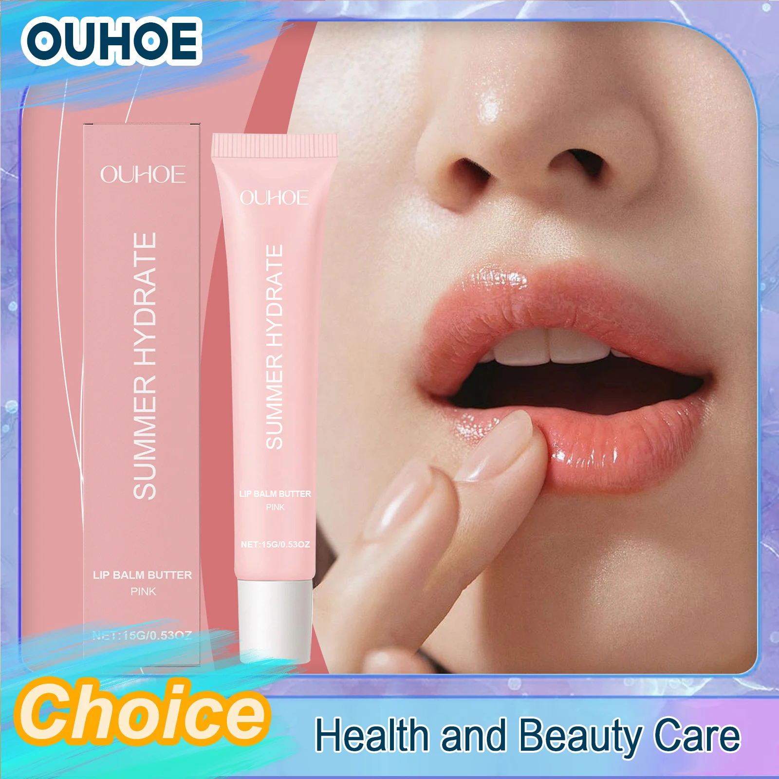 

Deep Moisturizing Lip Balm Reduce Lip Lines Smooth Nourishing Lightening Melanin Improve Dryness Transparent Lasting Lips Gloss