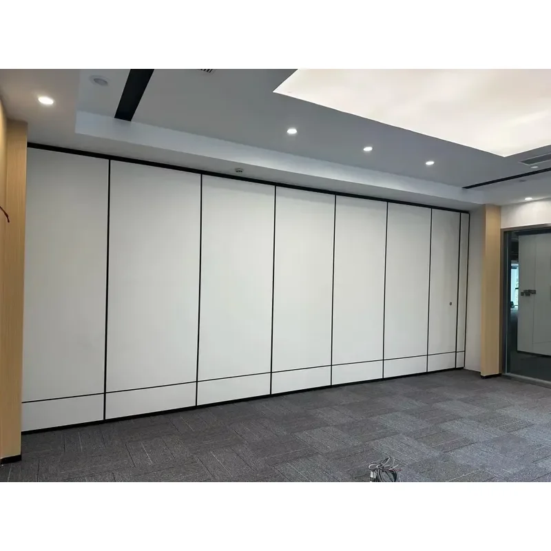 Hanging Operable Wall MDF Removable Acoustic Sliding Airwall Dividing Movable Folding Partition Wall for Home Office