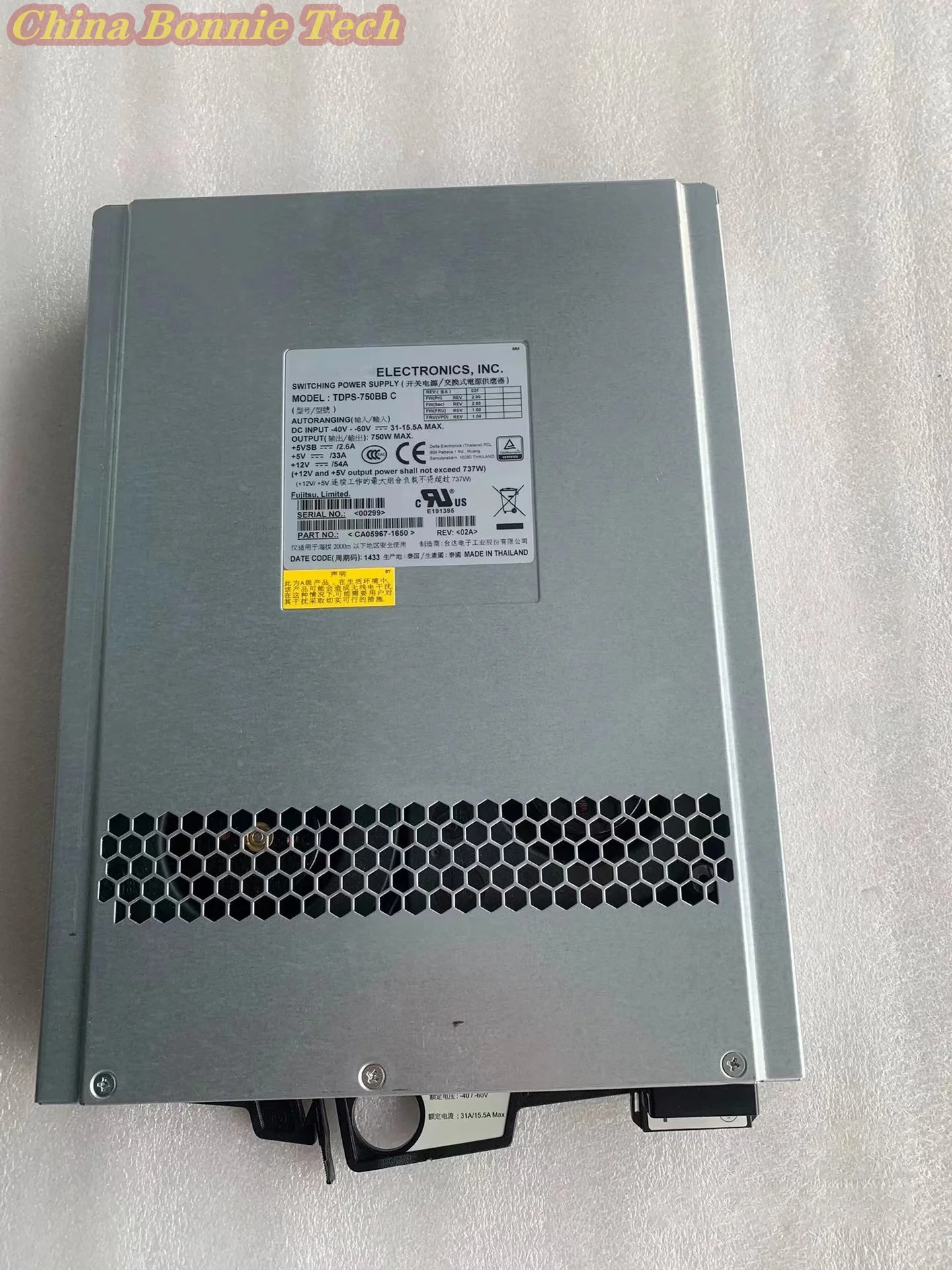 TDPS-750BB C for DELTA Switching Power Supply DC INPUT 40V-60V OUTPUT 750W