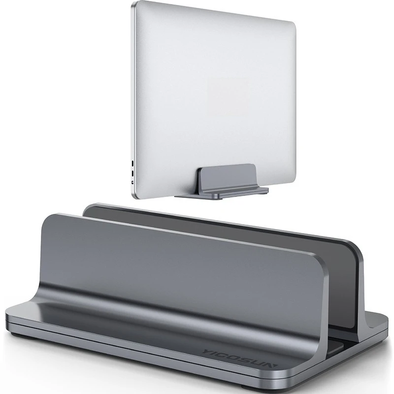 Laptop Vertical Storage Desktop All Aluminum Alloy Storage 1 Device Stable for Laptop