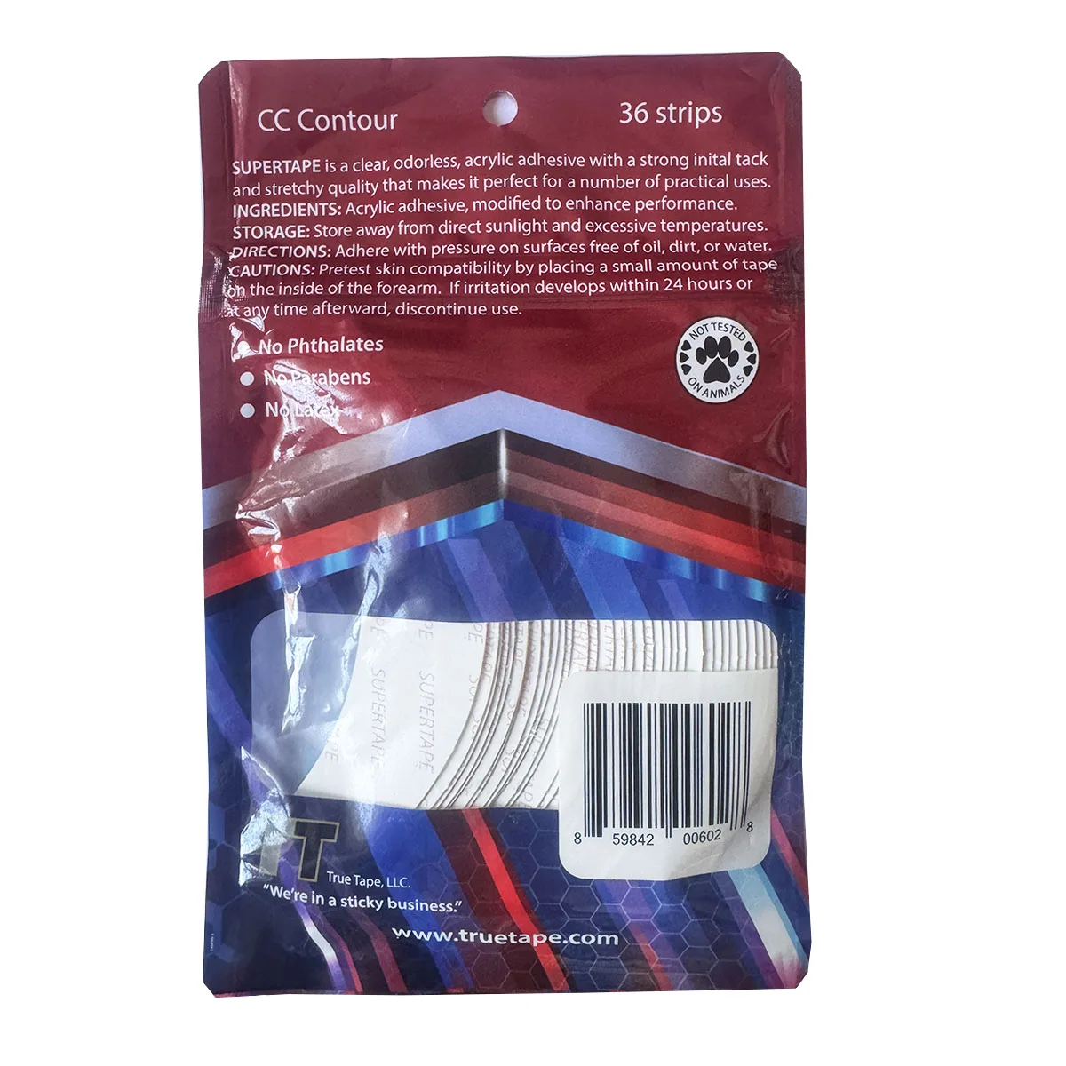 36 قطعة/الوحدة SUPERTAPE CC شريط مزدوج الجانب للشعر المستعار وشريط الشعر المستعار