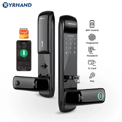 tuya fechadura eletronica serratura inteligente eletronica fingerprint lockstuya fechadura inteligent... smart door lock