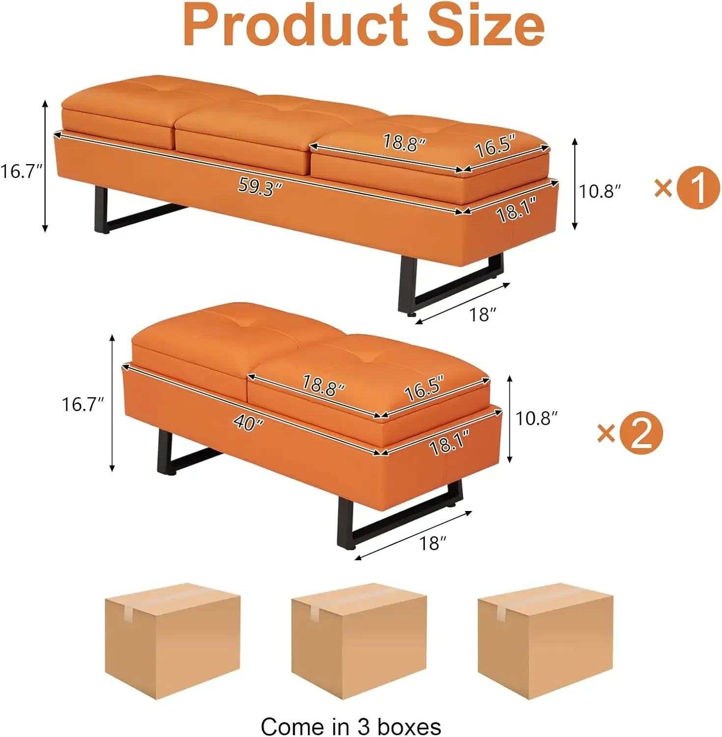 Jsun7 Leather Bench Waiting Room Chairs - 7 Seat Office Guest Reception Bench With Cushion, Upholered Waiting Room Bench