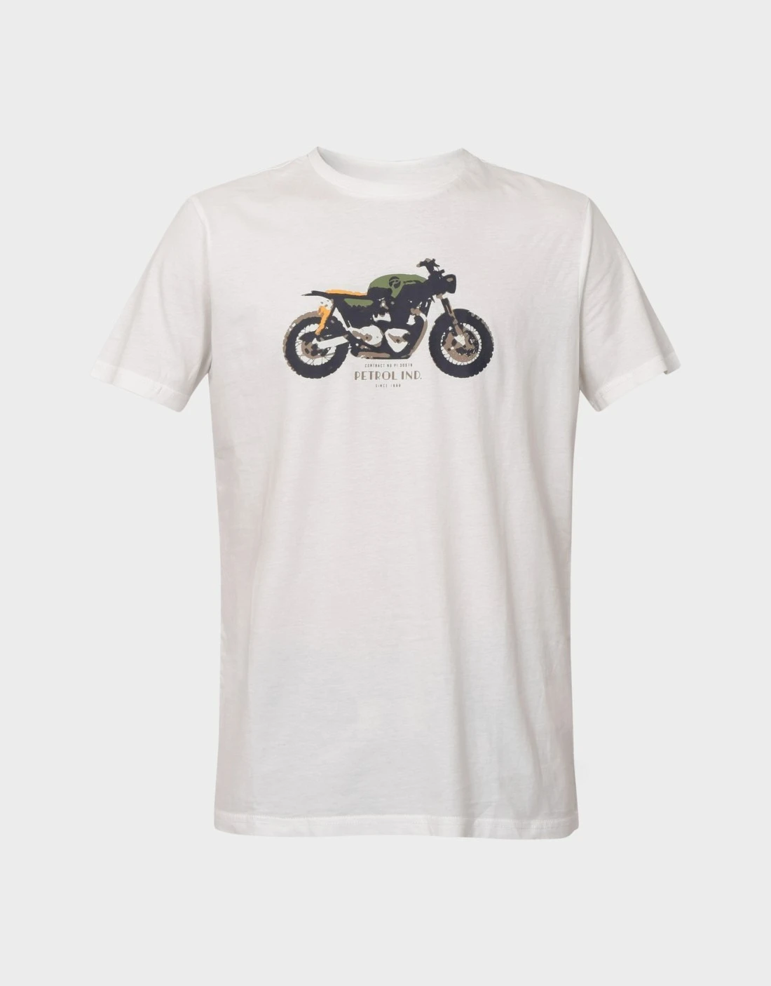 

Petrol Industries MOTOR T-shirt Patterned Printed T-shirts. Summer Luxury Brand Pure Cotton T-shirts for Men and Women
