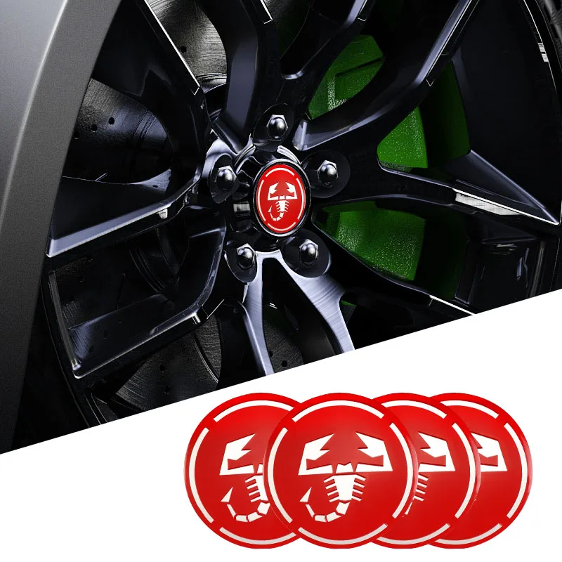 56 مللي متر سيارة محور عجلات غطاء مركزي شعار معدني ملصقات لشركة فيات بونتو أبارث تيبو ستيلو باليو برافو دوبلو الباندا دوكاتو فيورينو UNO #4