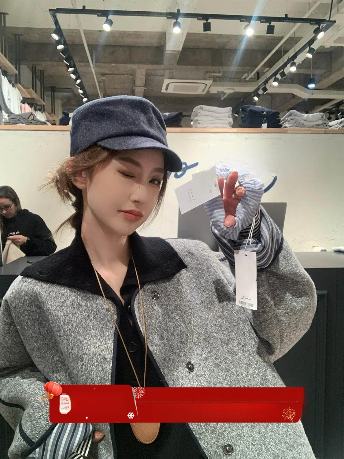 

Женская шерстяная куртка London Artist MLS ort Fce Lined Woolen Jaet, круглый вырез, весенняя, однотонная, для повседневной носки