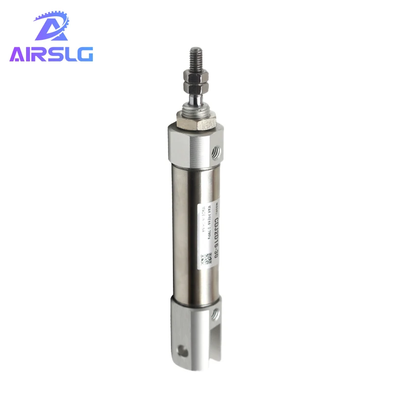 CDJ2D CDJ2D16 Stroke 5~200mm Double clevis Mini Pneumatic Cylinder with pins Single Rod AirCylinder pencil micro double earrings