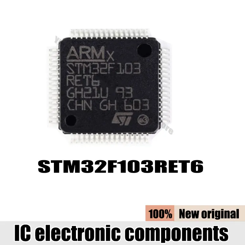1PCS NEW STM32F103C6T6A C8T6 CBT6 R8T6 TBT6 RCT6 RET6 RFT6 RGT6 V8T6 VBT6 VCT6 VET6 STM32F103 STM32F QFP-64 IC MCU Chip