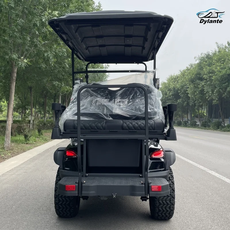 Factory Newest Unique Design Smart Lift Golf Cart 4 Seat Electric Hunting Car 48V and 60V Lithium Battery Outdoor Camping Car