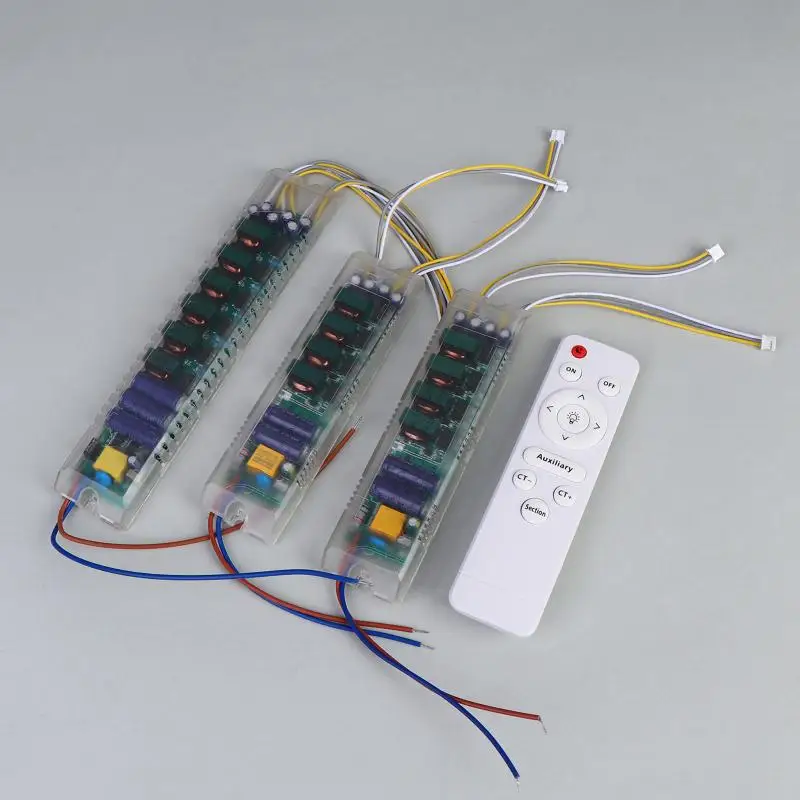 New 1Pc Remote Control Ceiling Light Power Supply Remote Control Ceiling Light Power Supply 8-24Wx2 24-40Wx2 36-50Wx2 40-60Wx6