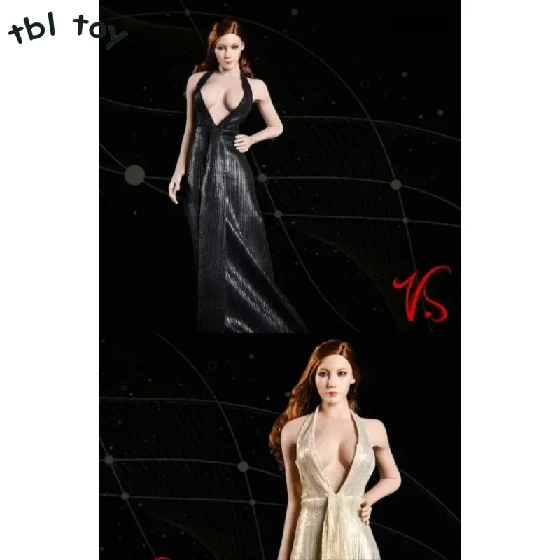 1/6 Scale Elegant Evening Gorgeous Dress High Heels Gown Model for 12