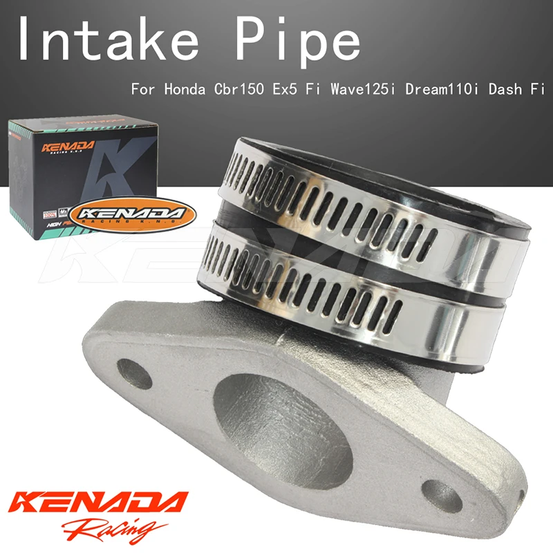 

KENADA RACING For CBR150 CRF110 WAVE110I WAVE125I Dream MSX125 motorcycle Throttle Body Intake Pipe