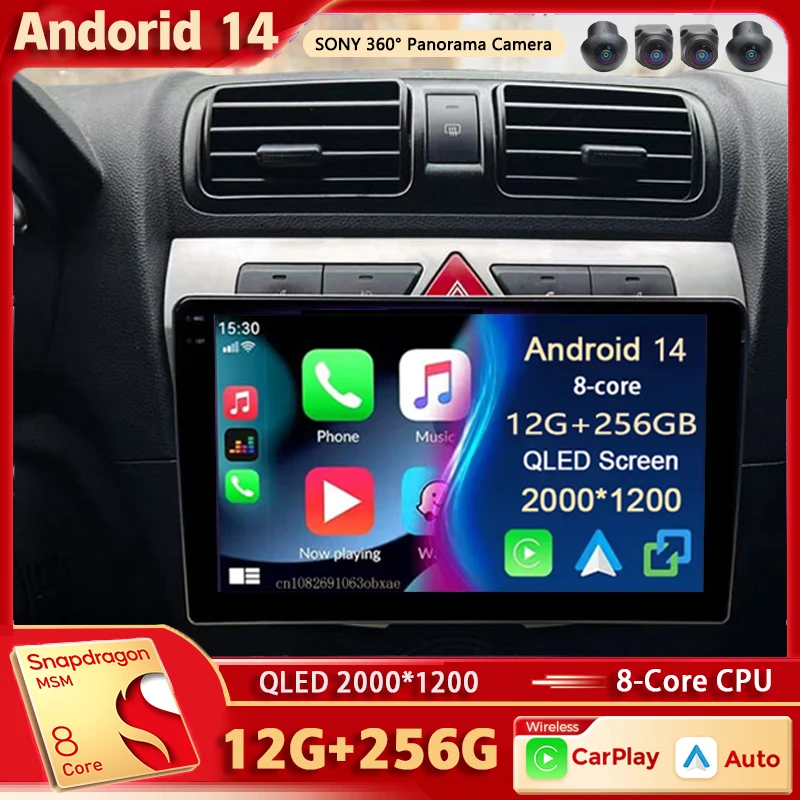 

Android 14 AI Voice Wireless CarPlay Auto Radio For Kia Morning picanto 2007 - 2011 Car Multimedia Player Navigation 4G Stereo