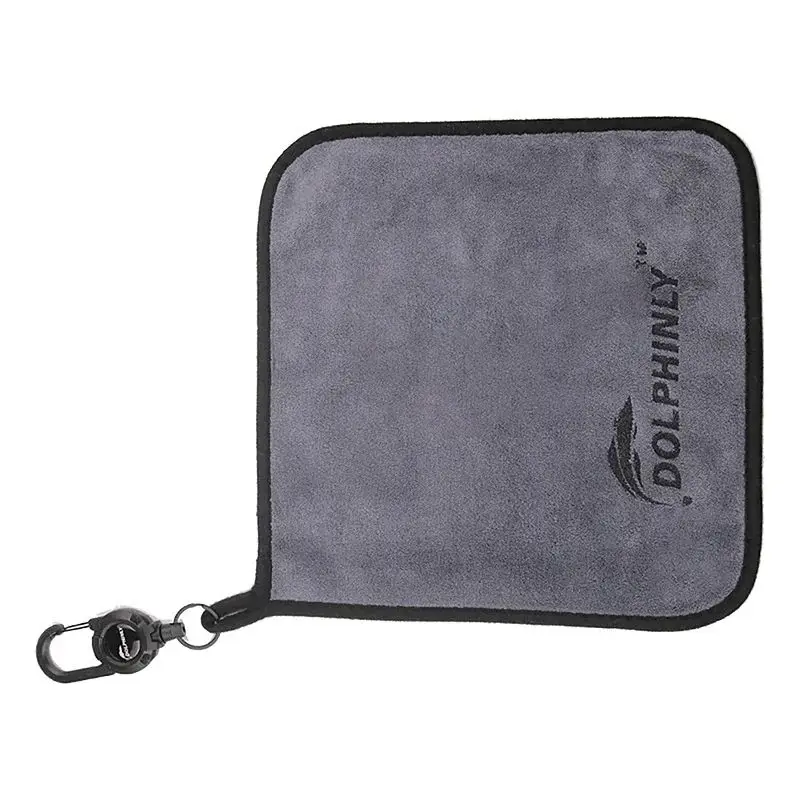 منشفة صيد محمولة بإبزيم سميك ومضاد للانزلاق لمسح اليد من القطن الماص لصيد الأسماك في الهواء الطلق