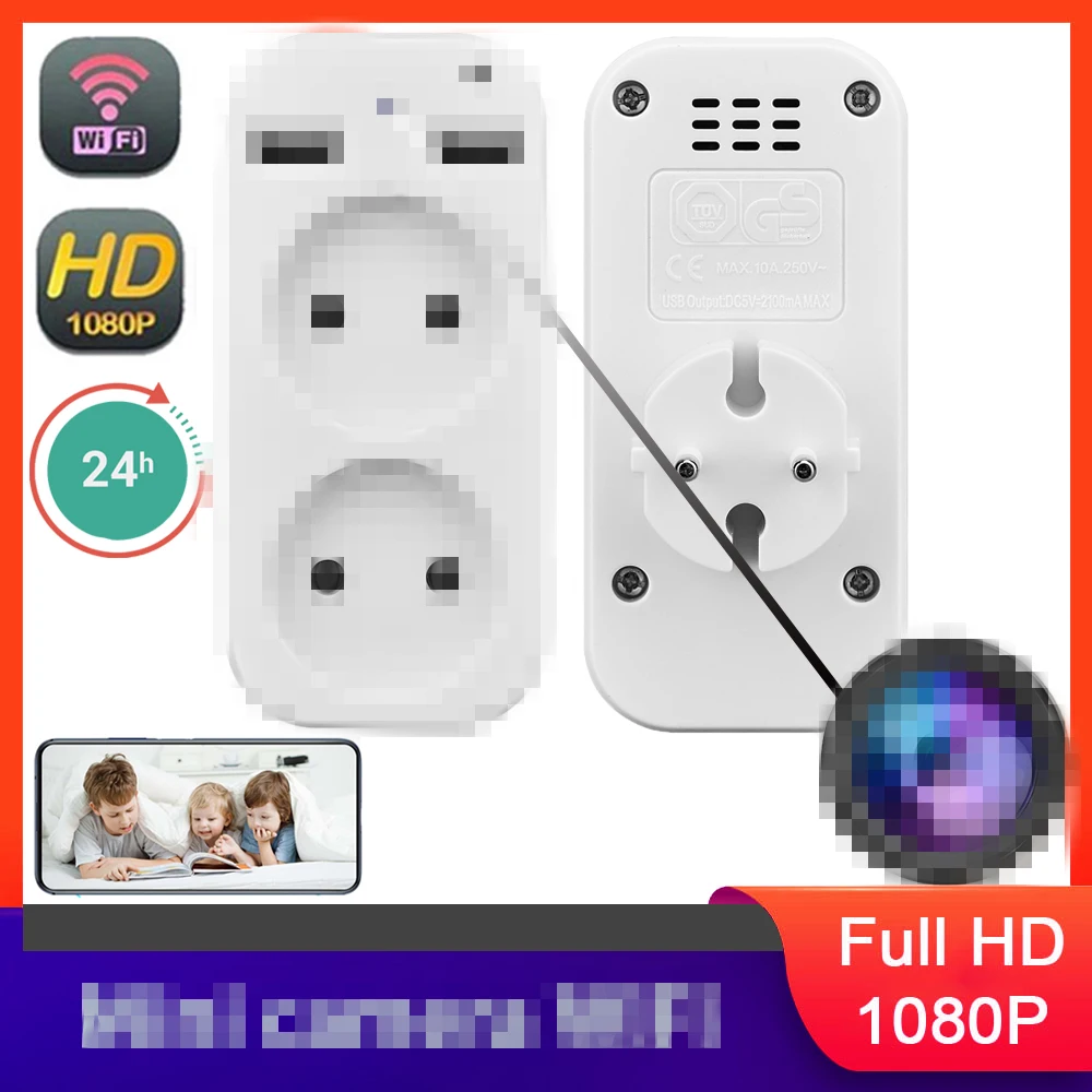 Mini caméra 4K HD1080P WiFi, contrôle domestique, vision nocturne IR, surveillance vidéo, enregistrement vidéo mobile, stockage en nuage en temps réel