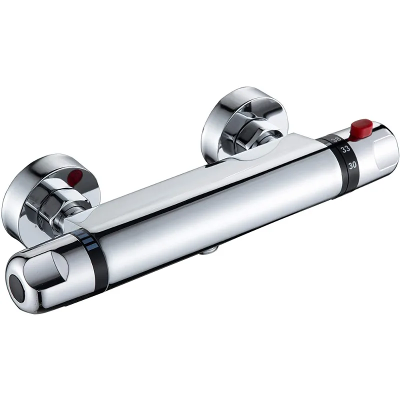 

Modern Solid Brass Thermostatic Shower Faucet Intelligent Thermostatic Control Shower Faucet Set